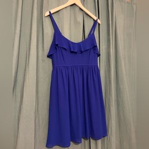 Royal Blue Mini Dress